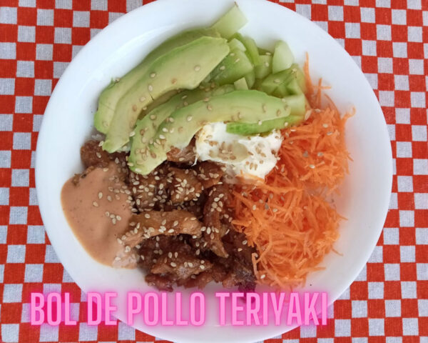 42.- Bol Pollo Teriyaki