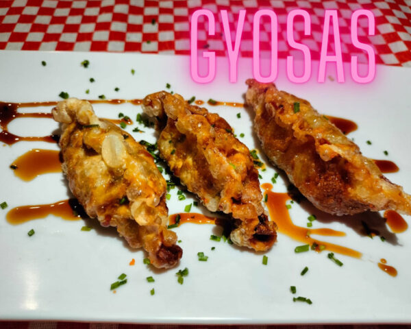 01.- Gyosas de Res y Verduras