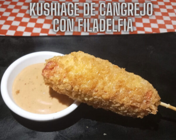 04.- Kushiage Cangrejo Filadelfia