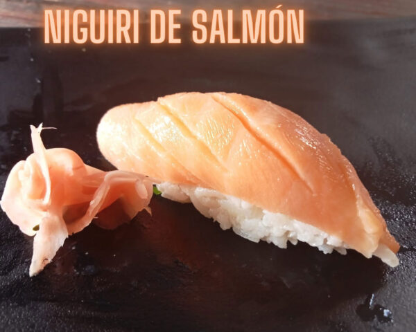niguiri de salmón