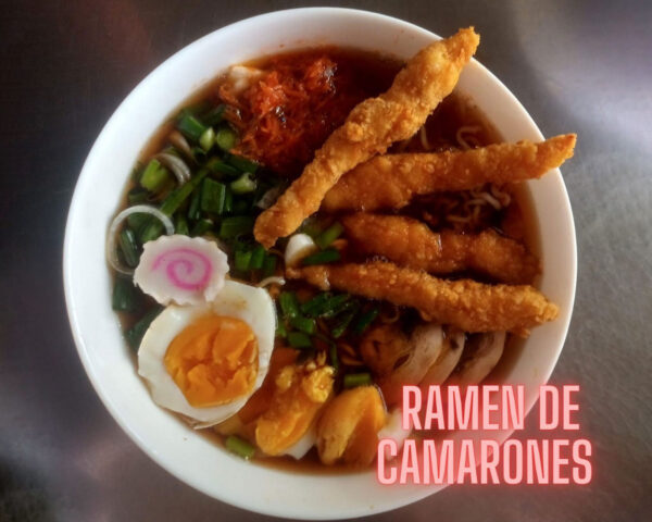 ramen de camarones