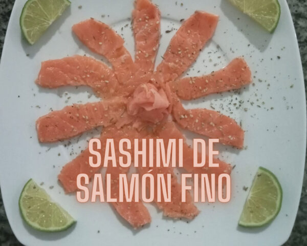 sashimi salmón fino
